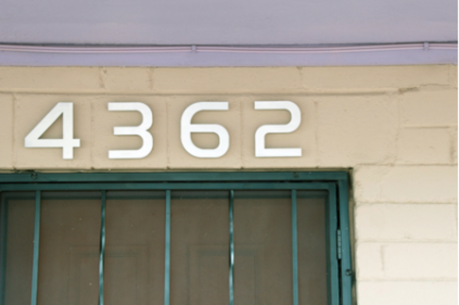 Modern House Numbers